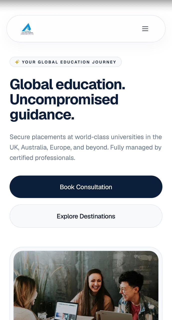 Premium web design and development showcased by ANNEX Consultancy